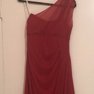 Woman’s dress size 12, red, New, David’s Bridal